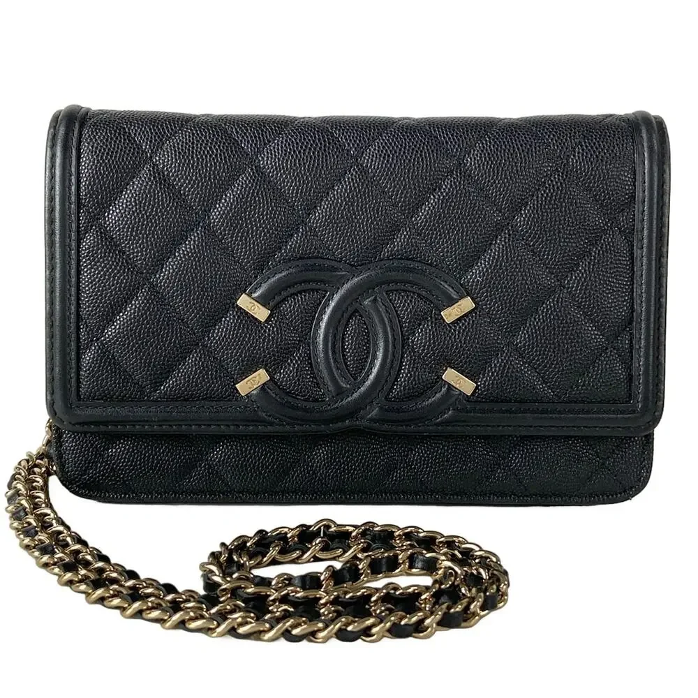 Chanel Matelass, CC Filigree Other Style Wallet A84451